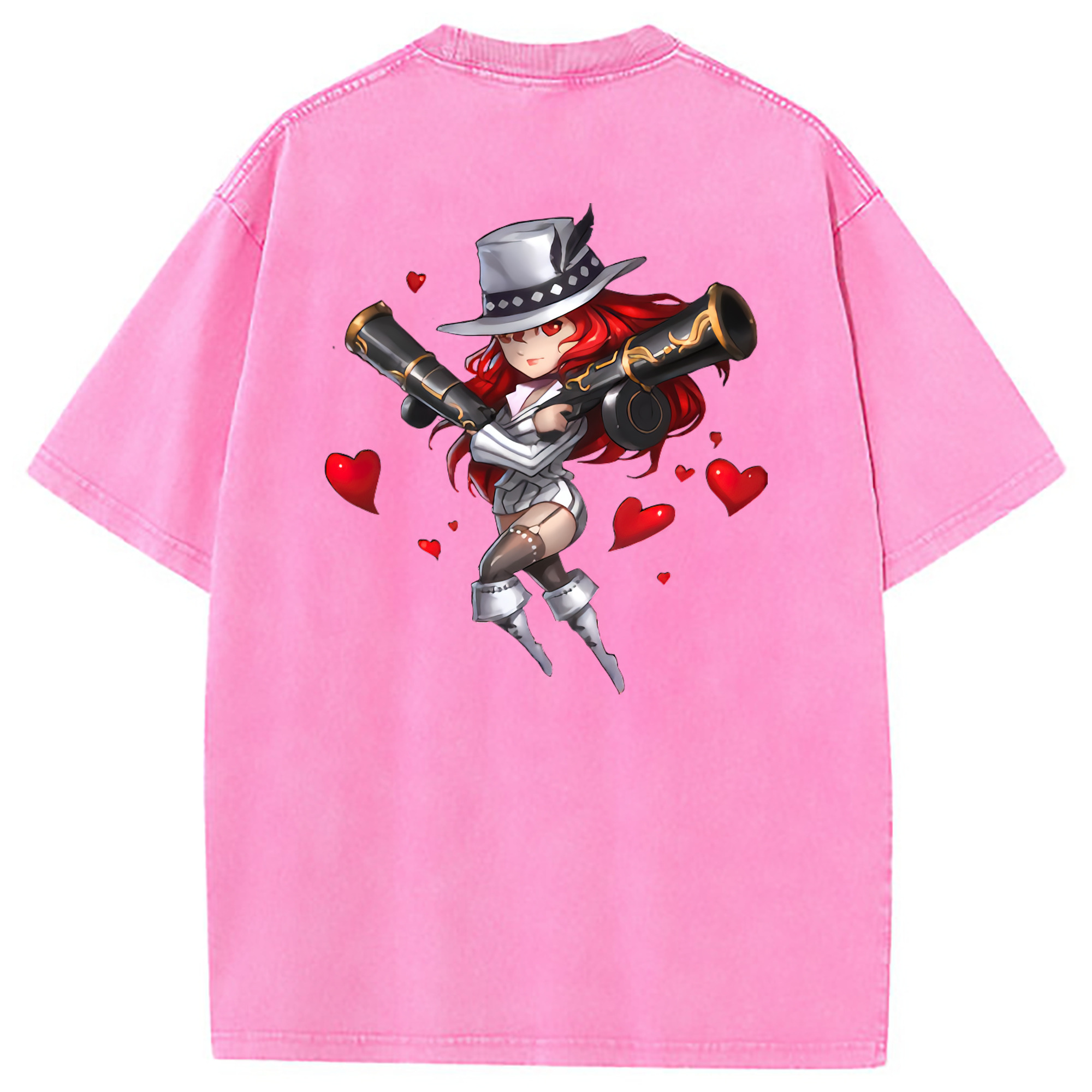 （画像用） リーグ・オブ・レジェンド League of Legends LOL 綿100% ヴィンテージ風 半袖Tシャツ（背面プリント）